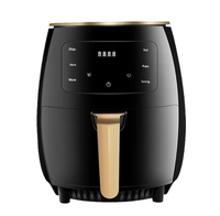 Meilleure vente d'usine haute capacité 1400W 6L Smart Air friteuse Pot allemand double numérique électrique multifonctionnel vente chaude Air