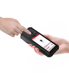 Android de mano de 5 pulgadas con sensor de huellas dactilares para número de identificación nacional y registro de tarjeta SIM móvil - Product Image 4