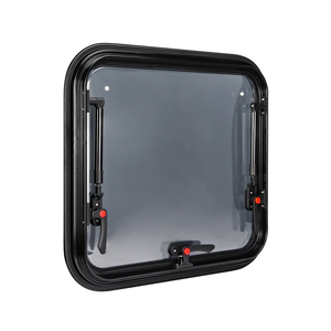 Fenêtre de <span class=keywords><strong>camping</strong></span>-<span class=keywords><strong>car</strong></span> certifiée E-Mark, 800x450mm, double vitrage acrylique avec support à vérin à gaz, cadre noir pour <span class=keywords><strong>camping</strong></span>-<span class=keywords><strong>car</strong></span>/caravane/autocaravane - Product Image 5