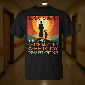 Camiseta para la jefa de enfermería, regalo para el día de la madre, 24 7 Heart Shift - Product Image 3