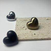 Poignées en forme de cœur de haute qualité, vente chaude, boutons de meuble, boutons de placard