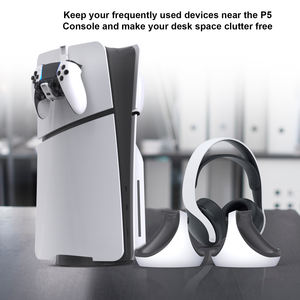 Support mural pour manette et casque <span class=keywords><strong>PS5</strong></span> (lot de 2) - Crochet latéral facile à fixer, compatible avec <span class=keywords><strong>PS5</strong></span>/<span class=keywords><strong>PS5</strong></span> Pro - Product Image 6