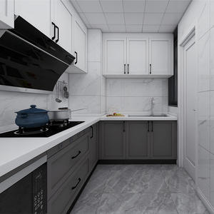 Armarios de cocina totalmente integrados personalizados ecológicos con puerta de fabricantes - Product Image 2