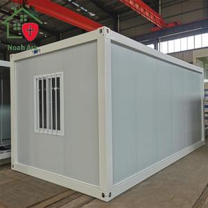 Maison conteneur pliable moderne, écologique, préfabriquée, à emballage plat, modulaire, portable, avec structure en panneaux sandwich antisismiques - Product Image 3