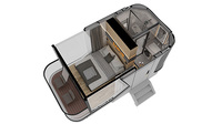 Villa préfabriquée insonorisée Container Home Capsule Camping Resort Glamping Europe Moyen-Orient