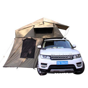 Facile à installer, toile de coton, voiture <span class=keywords><strong>Camping</strong></span> tout-terrain, véhicule 5 personnes, coque souple, tente de toit, couverture étanche, tente de toit à vendre - Product Image 2