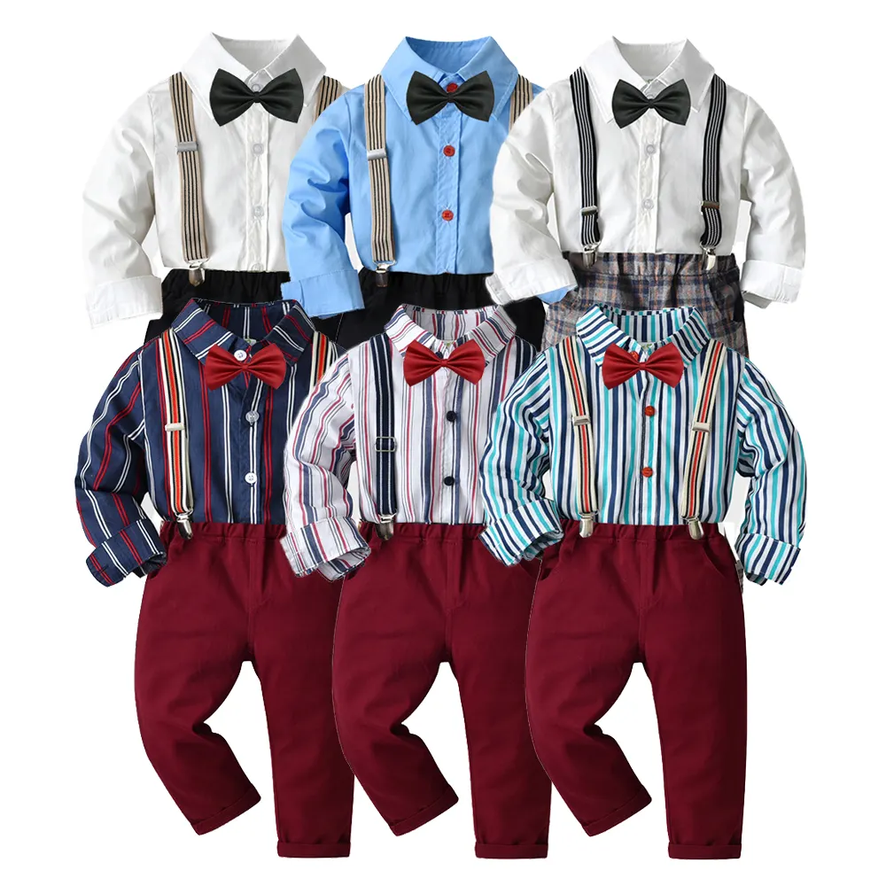 2022 winter long sleeve baby jumpsuits kids clothing sets girls and boys clothing sets