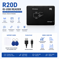 Lector de Tarjetas RFID NFC de Escritorio USB de 13.56MHz para Control de Acceso e Identificación de Tarjetas IC