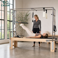 2026 Reformer Pilates Full-Track en érable personnalisable, direct usine, avec barres de tension en aluminium pour la maison, la salle de sport et le studio de yoga