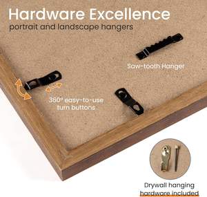 Cadres photo en bois MDF sur mesure, prix d'usine en gros, 12 couleurs, tailles 4x6, 5x7, 6x8, 8x10, 11x14, 16x20 pouces, A3, A4, A5 - Product Image 4