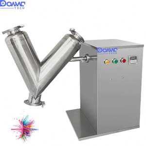 เครื่องผสมผงแห้งสแตนเลสสำหรับห้องปฏิบัติการ DA-VH8 สำหรับผสมแป้ง เครื่องเทศ เครื่องปรุงรส โปรตีนผง ใช้ในห้องปฏิบัติการ เครื่องผสมแบบวีขนาดเล็ก - Product Image 6