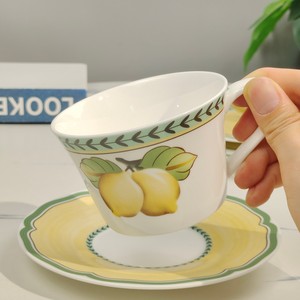 YW 4-Piece Ceramic Bone China Bowls and Plates <b>Dinnerware</b> <b>Set</b> with Lucky and Joyous Pattern for Business Gifts - Product Image 3
