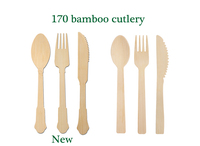 Vente de gros Couverts jetables en bambou biodégradables et écologiques personnalisés