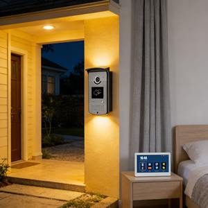 Sistema de Intercomunicación WIFI para el Hogar de 7 Pulgadas con Cámara de 1080P, Intercomunicador Visual, Cableado Ethernet CAT5E de ≤2W - Product Image 1