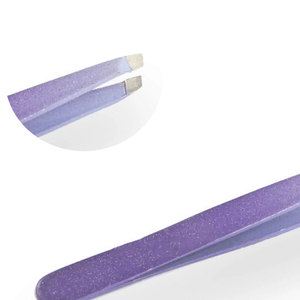 Pinces à sourcils de qualité supérieure en acier inoxydable, instruments de beauté, couleur personnalisée, poignée confortable, pinces à sourcils pour épilation - Product Image 5