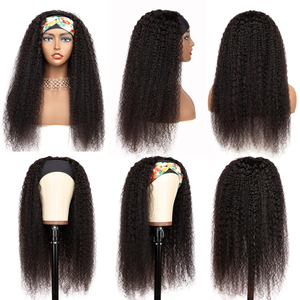 Originea Perruque Bandeau <span class=keywords><strong>Cheveux</strong></span> Remy Grade 10A Ondulation Profonde pour Femmes Noires <span class=keywords><strong>Cheveux</strong></span> Brésiliens Sans Colle 22 Pouces Sans Dentelle Frontale - Product Image 5