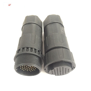 LLT电动插头37针电缆IP68多针防水2 3 4 5 6 8 12 18 20 24 36针电线端子连接器 - Product Image 1