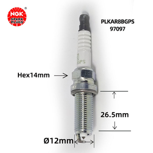 Bougie d'allumage NGK Platinum PLKAR8BGPS 97097 12290-6A0-A01 pour Honda CR-V INSPIRE UR-V Avancier Breeze Integra Civic Geely - Product Image 4
