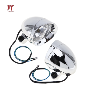 Promotion : Phare auxiliaire LED rétro en forme de balle pour moto <span class=keywords><strong>Harley</strong></span> Cruiser – Installation facile - Product Image 1