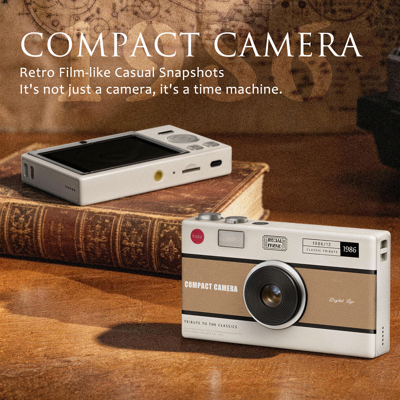 Goobsafe Y12 Retro CCD Camera 2.4 Screen 1MP Dual Camera Multi Filters Rechargeable 800mAh <strong>Vintage</strong> Digital Camera Wholesale