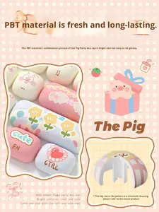 <span class=keywords><strong>Akko</strong></span> <span class=keywords><strong>Akko</strong></span> Bun ชุดกุญแจวันเดอร์แลนด์ (กุญแจ138) ม็อกโพรไฟล์สีย้อมระเหิด PBT - Product Image 4