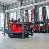 Machine de forage de puits profonds sur chenilles, certification CE, vente en gros, usine, machine de forage pour l'ingénierie municipale de l'eau