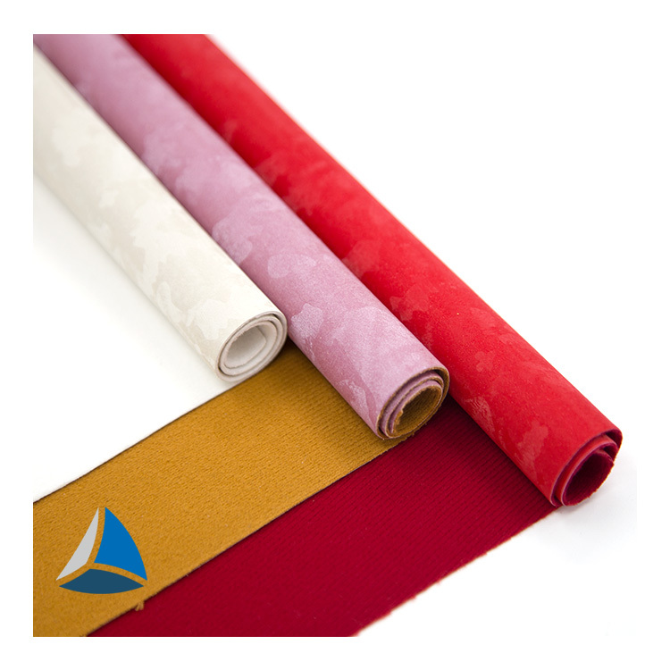 High quality paper release shoe rexine pu leather fabric for sale