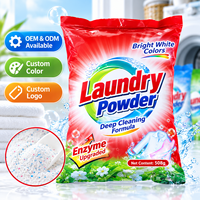 Poudre à lessiver OEM adaptée à un usage domestique et professionnel, efficace contre diverses taches de tissu, la saleté et les taches alimentaires