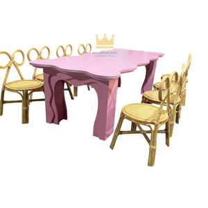 Sillas Infantiles de Ratán Hechas a Mano, Asientos para Fiestas de Cumpleaños y Eventos, Muebles Infantiles de Mimbre Natural, Proveedor con Ofertas Especiales - Product Image 5