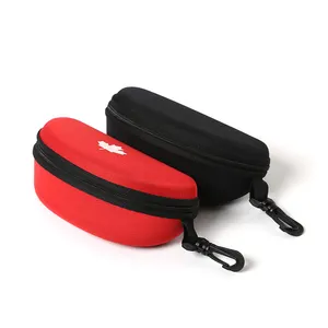 Пользовательские спортивные солнцезащитные очки коробки для солнцезащитных очков упаковка EVA Футляр для очков футляр для очков с крючком