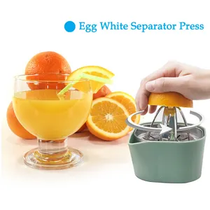 Yolk Egg Slicers Stirring Tool Manual Citrus Squeeze Pour Efficient Juicer Egg White Separator Essential Egg Tools