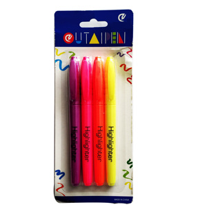 Jelly Highlighter Pen Push Style Gel Fluorescent Marker - Product Image 3