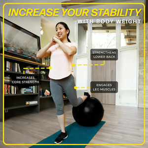Juego de Pelotas de Yoga Ecológicas de PVC, Mini <span class=keywords><strong>Pelota</strong></span> de Corcho para Masaje de 55 cm, <span class=keywords><strong>Pelota</strong></span> <span class=keywords><strong>Ovalada</strong></span> para Aliviar el Estrés - Product Image 2