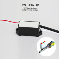 DC 3.6V/4.8V/6V/12V Transformator Tegangan Tinggi 11kV-12kV Boost Step-up Inverter Arc Pulse Generator Modul Daya Hitam