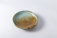 Ensemble de vaisselle en céramique de luxe, assiettes plates rondes en céramique durables pour restaurants et hôtels, style rustique
