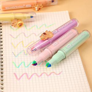 Paquete de 3 Marcadores Fluorescentes con Diseño de Capibara de Dibujos Animados, Bolígrafos de Resina con Diseño Lindo, Bolígrafos para Diario, Premios para Niños - Product Image 6