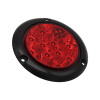 SAE DOT 4 pouces rond LED remorque et feux de camion | 12V/24V étanche Stop Turn feux arrière