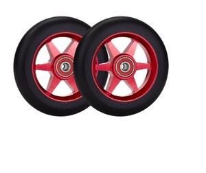 Bajo precio 88A Core 100mm 120mm Pro Stunt <span class=keywords><strong>Scooter</strong></span> Ruedas Negro sobre cromo pulido PU Material <span class=keywords><strong>MGP</strong></span> Kick Extreme Scooters - Product Image 2