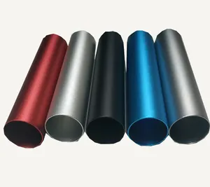 Tùy chỉnh màu vàng Nhôm 6061 Anodized nhôm ống và ống nhôm liền mạch ép đùn rỗng nhà sản xuất