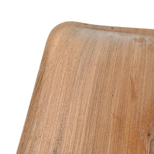 Assiette carrée 20x20 cm en feuille de palmier, idéale pour le thé de l'après-midi et les collations, de haute qualité et très tendance - Product Image 5