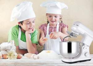 Robot Pâtissier Professionnel Planétaire 120V 5QT pour Pains et Gâteaux, Appareil de Cuisine Multifonctionnel pour la Préparation de la Pâte - Vente en Gros - Product Image 5