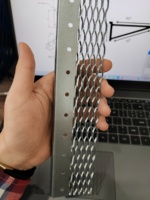 Profilé de finition en acier galvanisé pour plâtre, profilé en J en acier inoxydable 10mm-22mm, 2.4m/2.7m/3m pour les bords de stuc