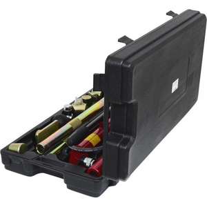 KS TOOLS - 160.0175 Kit d'outils d'alignement hydraulique, 10 t (17 pcs) - EAN 4042146279731 CORPS ET FEUILLES MÉTALLIQUES - Product Image 2