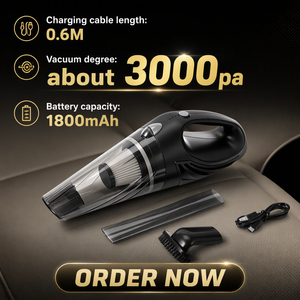 Offre Spéciale Portable USB voiture aspirateur humide et sec sans fil vente chaude sans fil voiture aspirateur Portable USB humide sec - Product Image 1