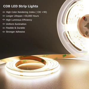 Lámpara bicolor 3000-6500K 608 LED/metro 12V dispositivo de corte 26.31 mm 8 mm de ancho para cortar PVC con control remoto - Product Image 5