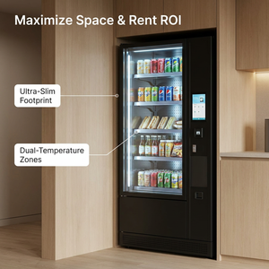 Máquinas Expendedoras Inteligentes Digitales sin Efectivo para Snacks y Bebidas para Oficinas, Distribuidor Automático para Exteriores - Product Image 5