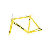 Cadre de vélo de piste en aluminium 700c Cadre d'engrenage fixe 700c coloré avec matériau en alliage de titane