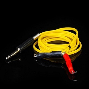 Cable de conexión para máquina de tatuaje, cable de silicona, cable con gancho estándar, conector Dc, conector Rca, negro, para kits de tatuaje rotatorios - Product Image 2