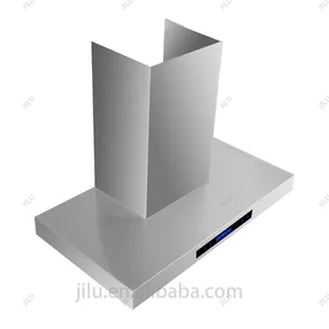 Wall-mounted Kitchen Stainless Steel Range Hood Supports Customized Commercial Use