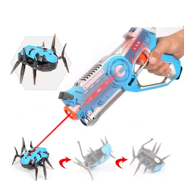 Hot Sell Shooting Game Safe Pistola Eletrica Spider Battle Laser Shooting Infrared Toy Gun Laser Tag Gun Toy